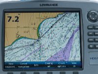 2013 Vakantie Nederland - Solent  De kaartplotter met de nodige informatie : 2013, Zeilen, vakantie