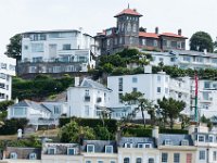2013 Vakantie Salcombe - Solent  Grote huizen op de heuvels in Torquay : 2013, Torquay, Zeilen, vakantie