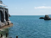 2013 Vakantie Salcombe - Solent  Rotsen vlak voor de kust bij Torquay : 2013, Torquay, Zeilen, vakantie