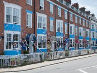 2013 Vakantie Salcombe - Solent  Versierde huizen : 2013, Weymouth, Zeilen, vakantie